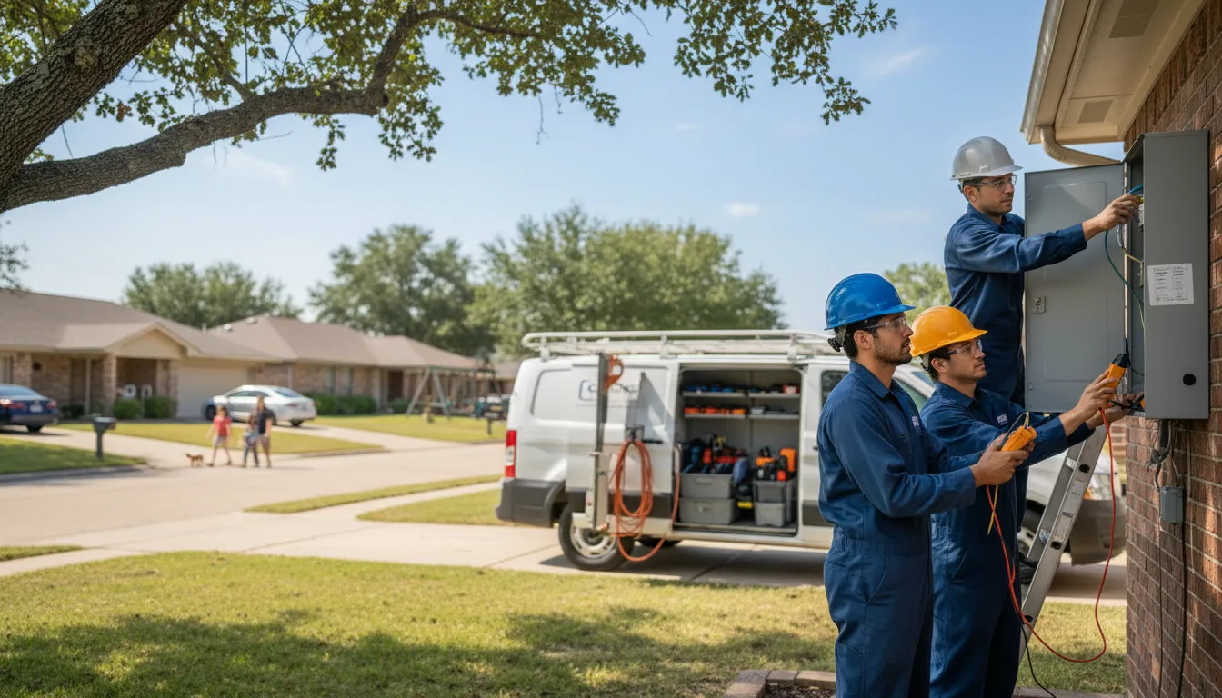 Certified electrician providing emergency electrical services in Webster, PA